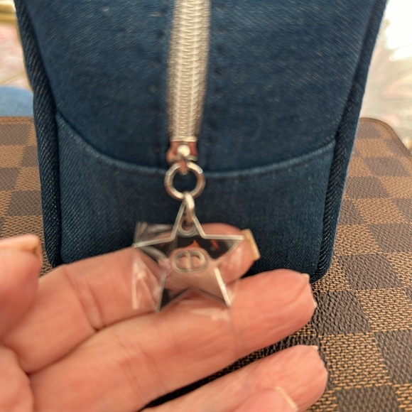 DIOR Denim Pouch/Cosmetic - Picture 3 of 6